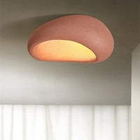 Serene Wabi-Sabi Minimalistische Plafondlamp Voor Modern Huis
