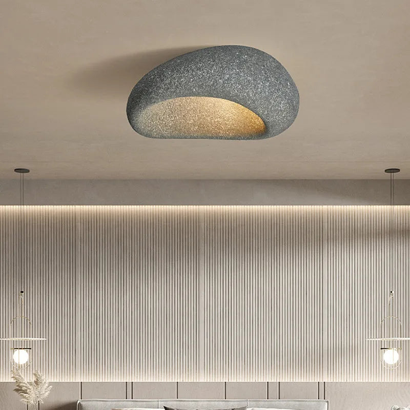 Serene Wabi-Sabi Minimalistische Plafondlamp Voor Modern Huis