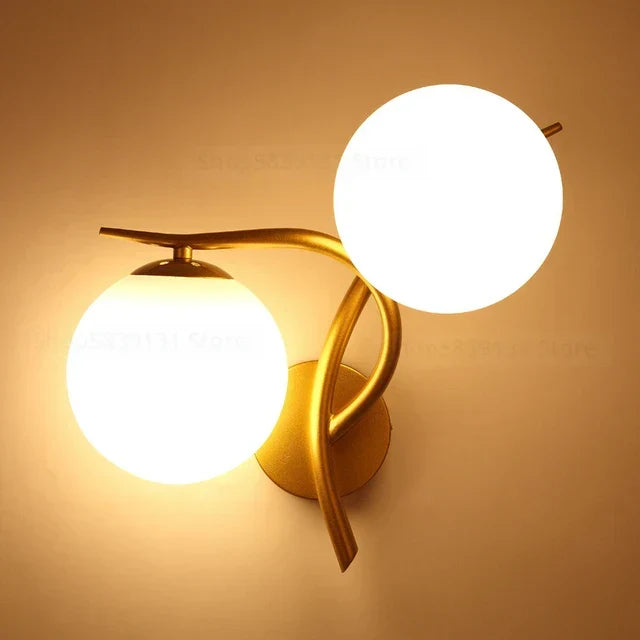 Moderne Scandinavische Wandlamp van IJzer – Minimalistische LED-Wandverlichting voor Woonkamer & Slaapkamer