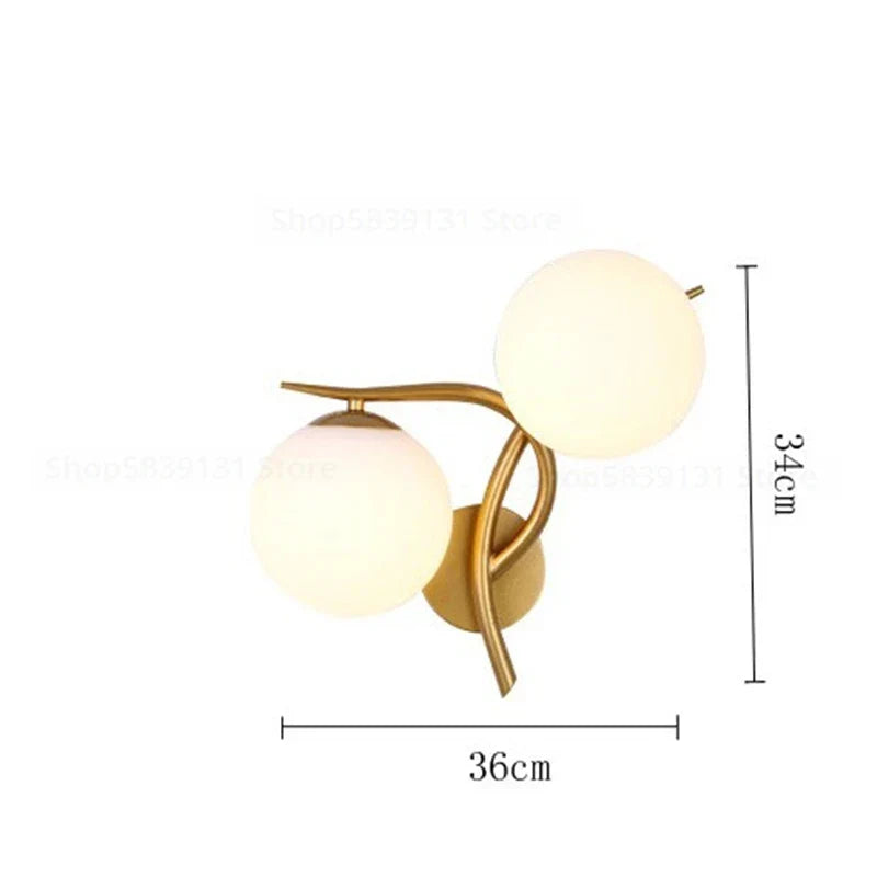 Moderne Scandinavische Wandlamp van IJzer – Minimalistische LED-Wandverlichting voor Woonkamer & Slaapkamer