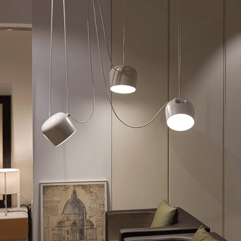 LumaDrum Hanglamp Met Kabel-Aangedreven Lamp Fixture