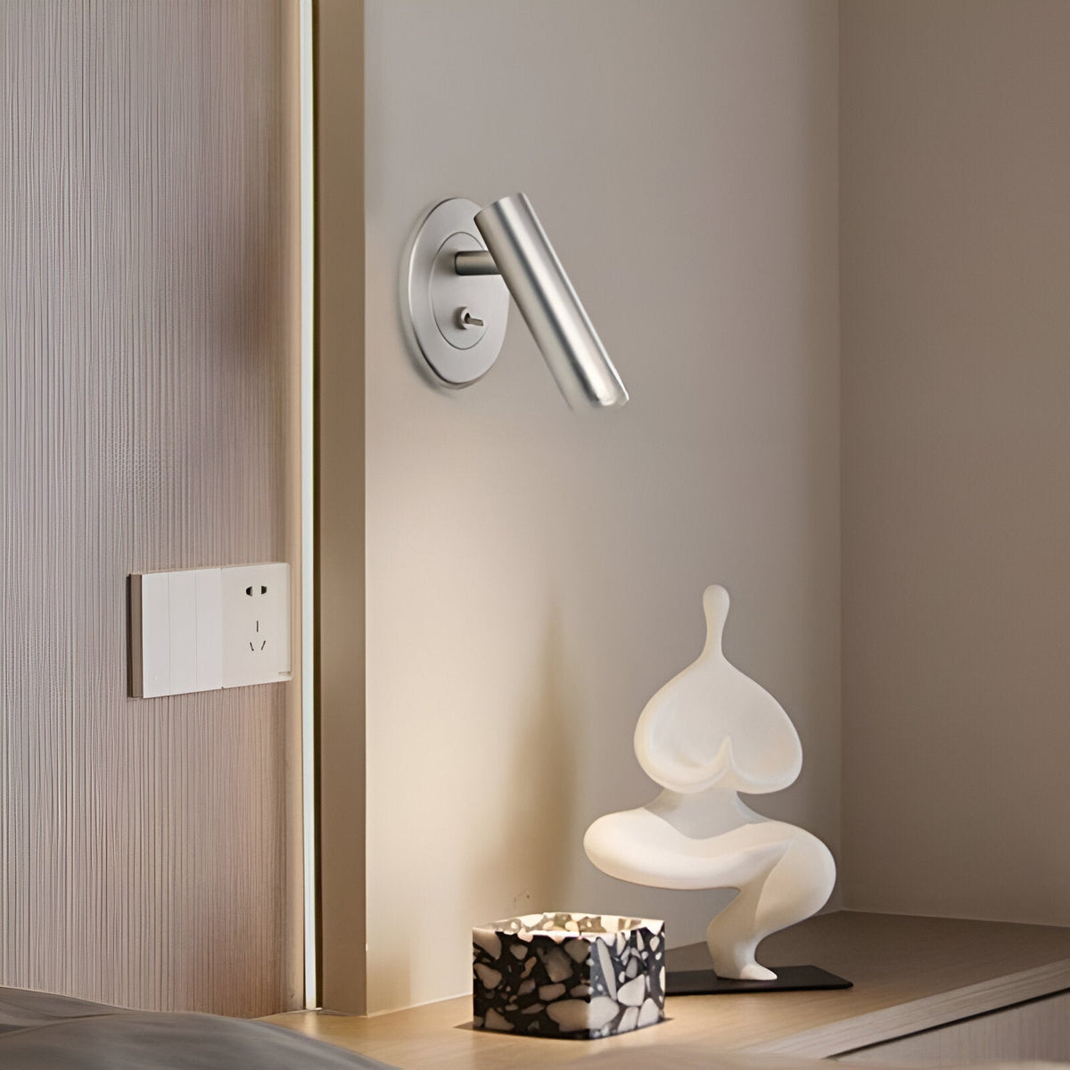 Noordse Aluminium Lampenkap Scottie LED Wandlamp