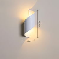 Nordic Aluminium Golf Wrap Wandlamp