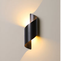 Nordic Aluminium Golf Wrap Wandlamp