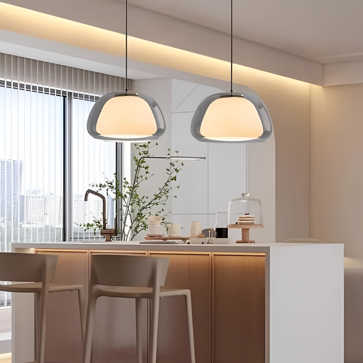 Nordic Jelly Glass Soho Hanglamp