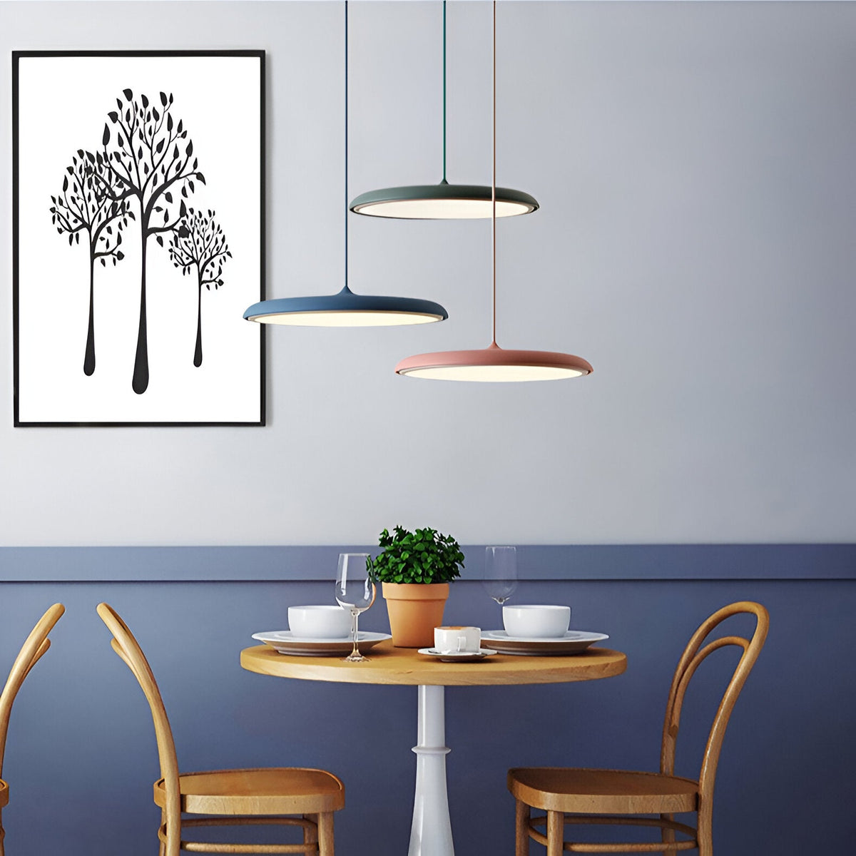 Noordse Moderne Vliegende Schotel Hanglamp