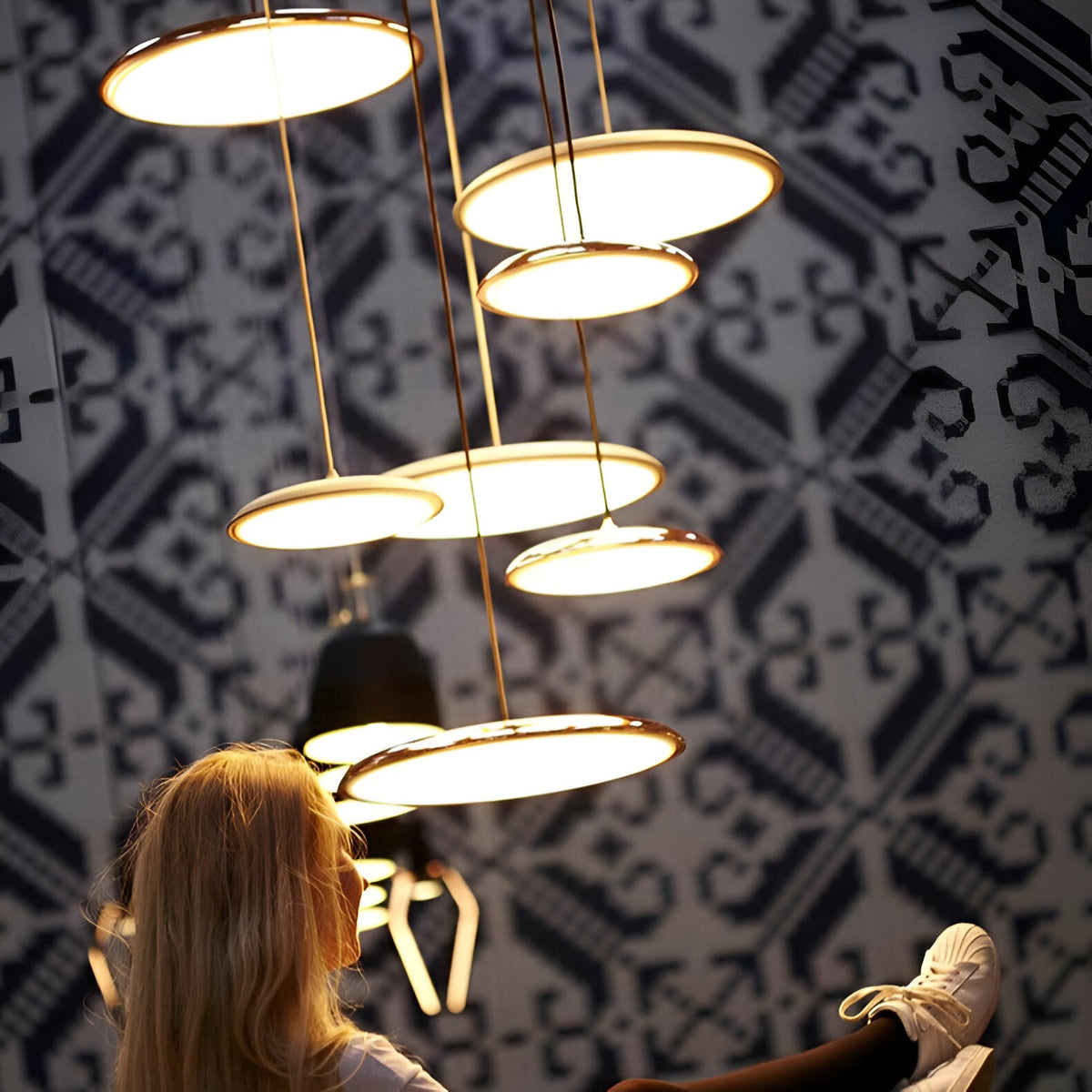 Noordse Moderne Vliegende Schotel Hanglamp