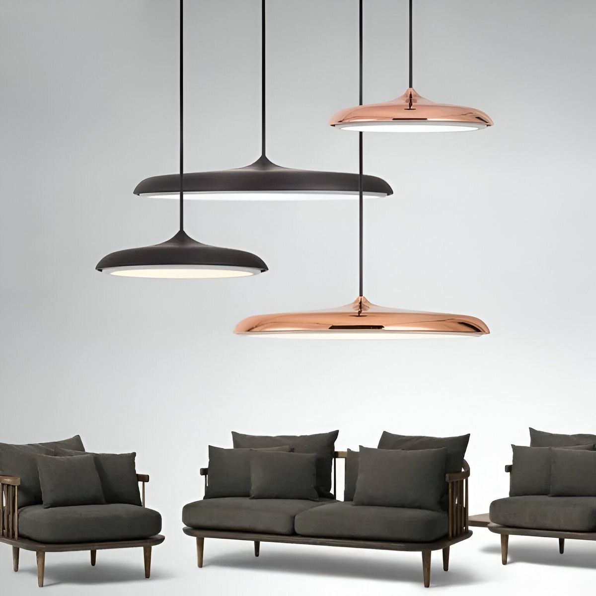 Noordse Moderne Vliegende Schotel Hanglamp