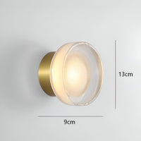 Aurel Nordic Frosted Acryl Wandlamp
