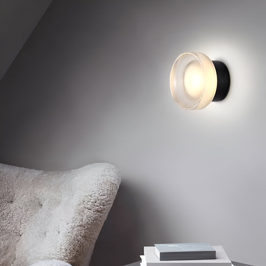 Aurel Nordic Frosted Acryl Wandlamp