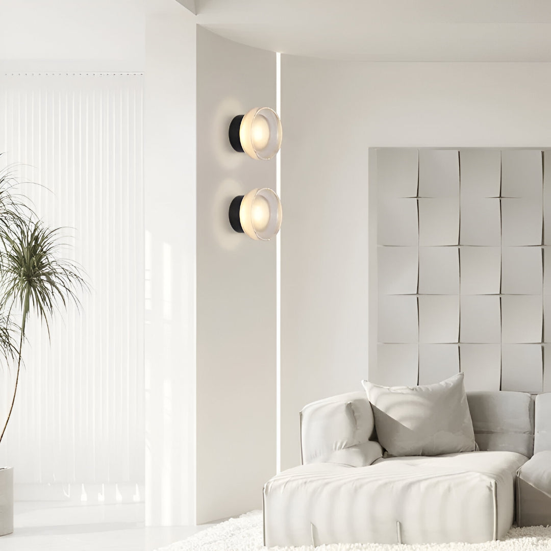 Aurel Nordic Frosted Acryl Wandlamp