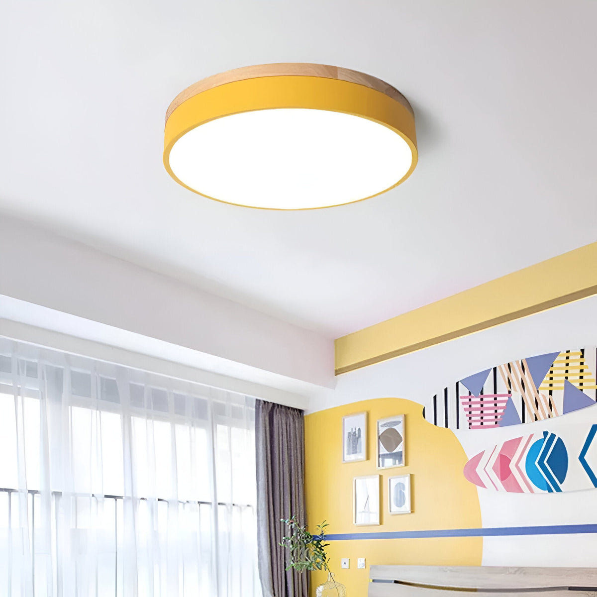 Nordic LED Ronde Plafondlamp van Acryl Minimalistisch