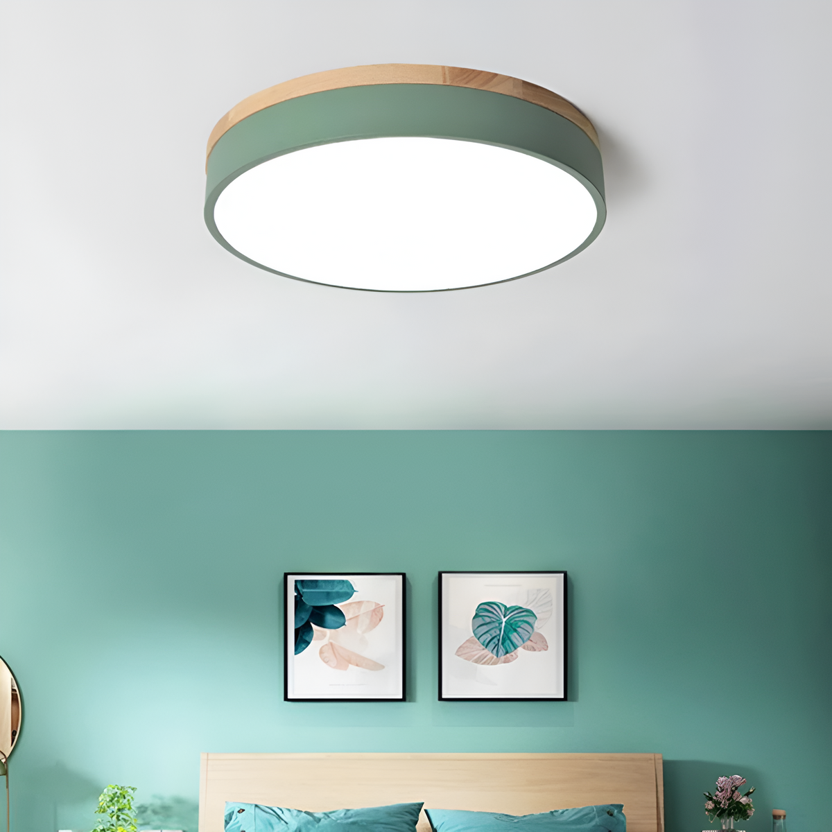 Nordic LED Ronde Plafondlamp van Acryl Minimalistisch
