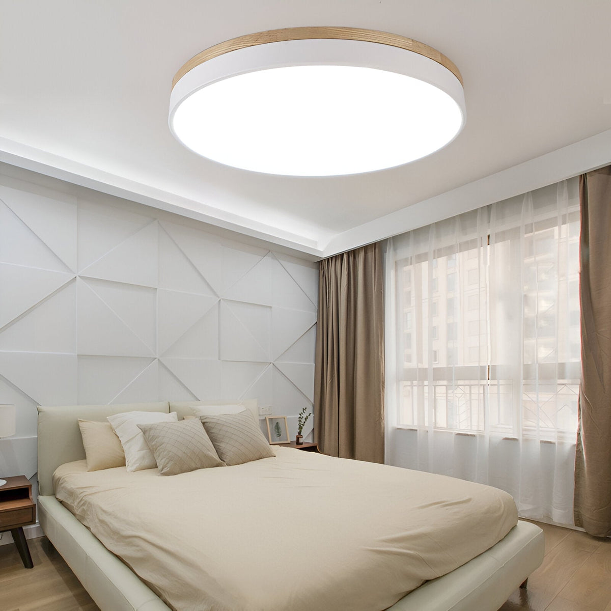 Nordic LED Ronde Plafondlamp van Acryl Minimalistisch
