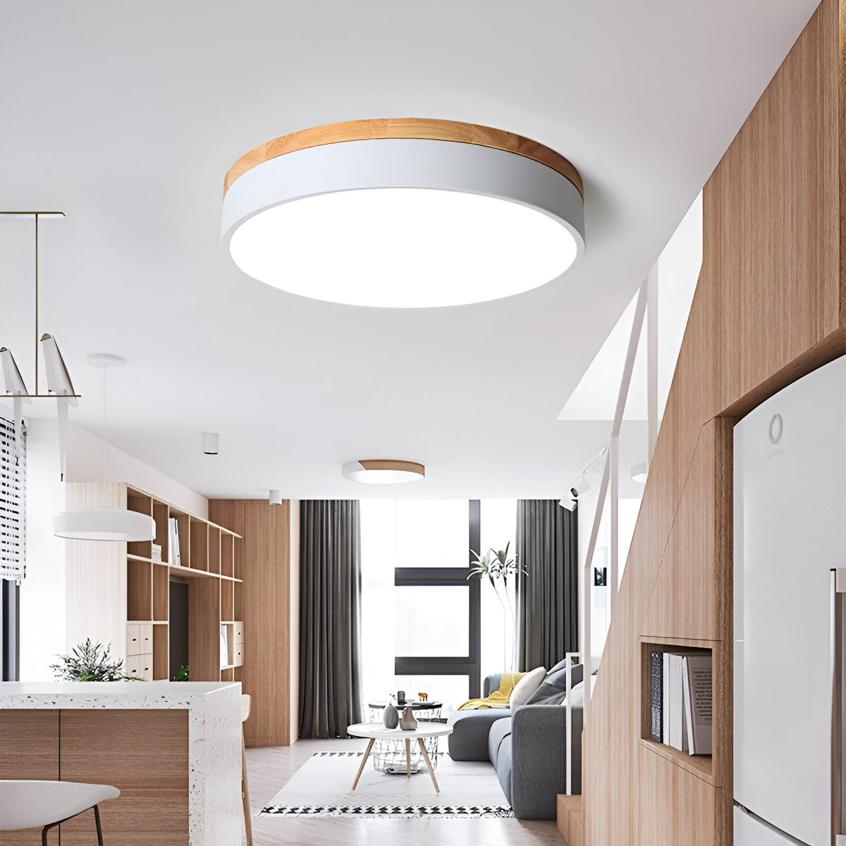 Nordic LED Ronde Plafondlamp van Acryl Minimalistisch