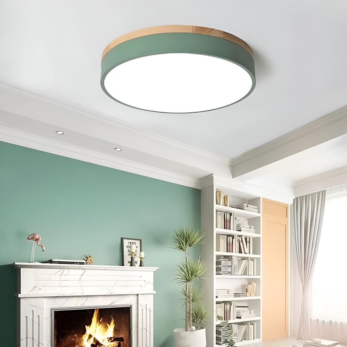 Nordic LED Ronde Plafondlamp van Acryl Minimalistisch