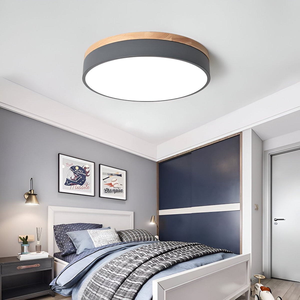 Nordic LED Ronde Plafondlamp van Acryl Minimalistisch