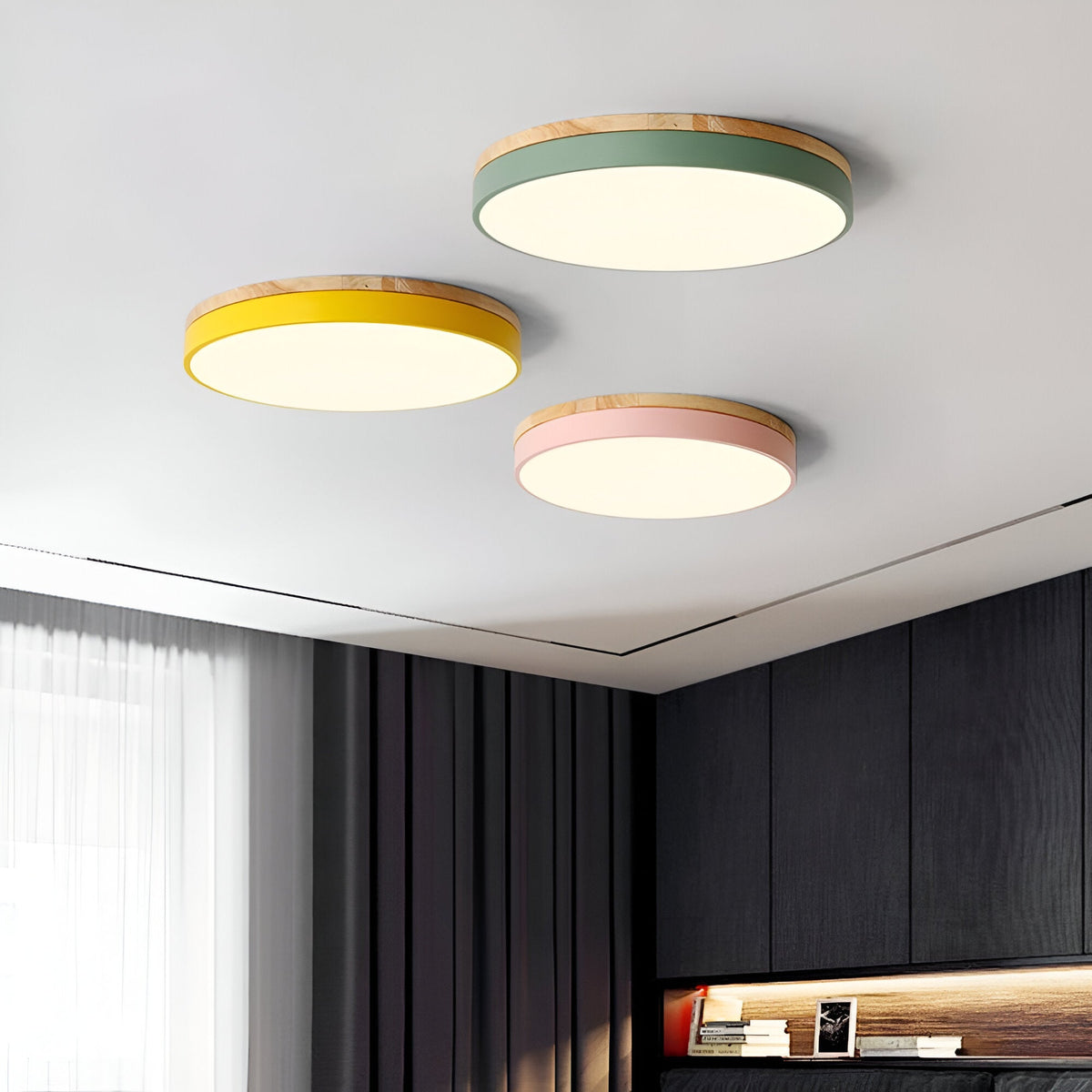 Nordic LED Ronde Plafondlamp van Acryl Minimalistisch