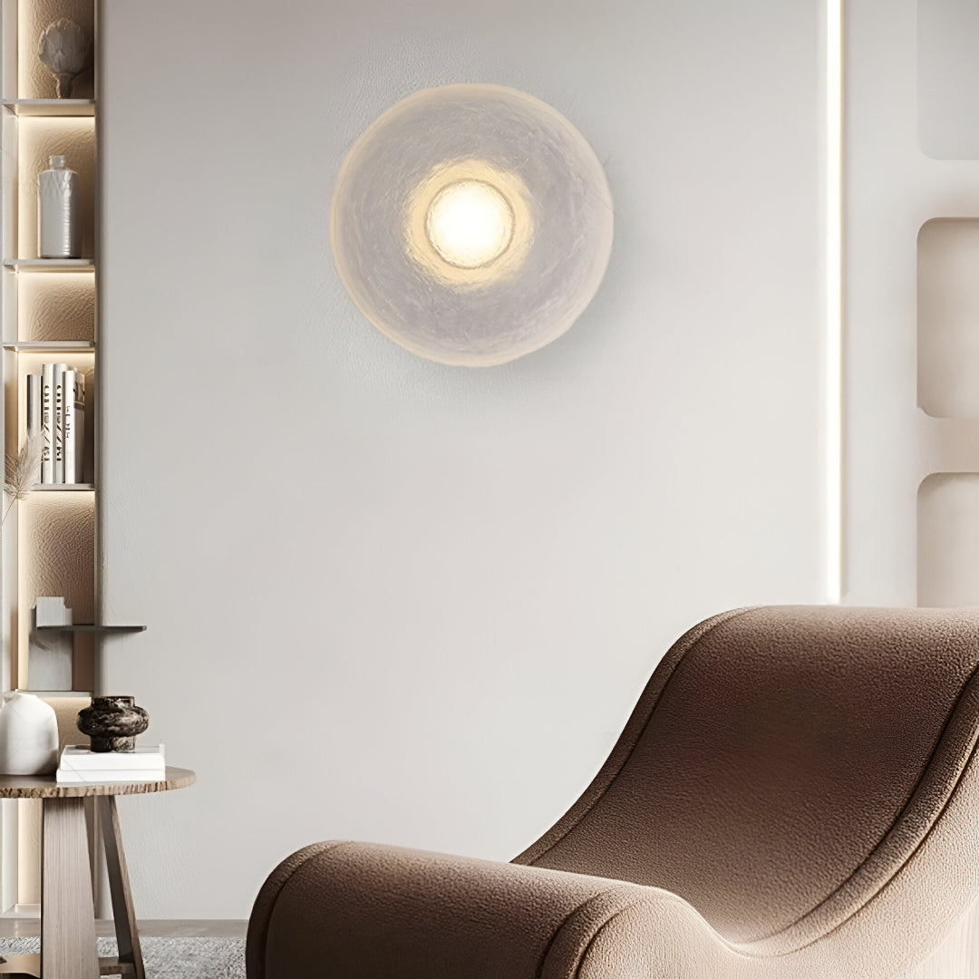 Seren Nordic Hars Ronde Wandlamp