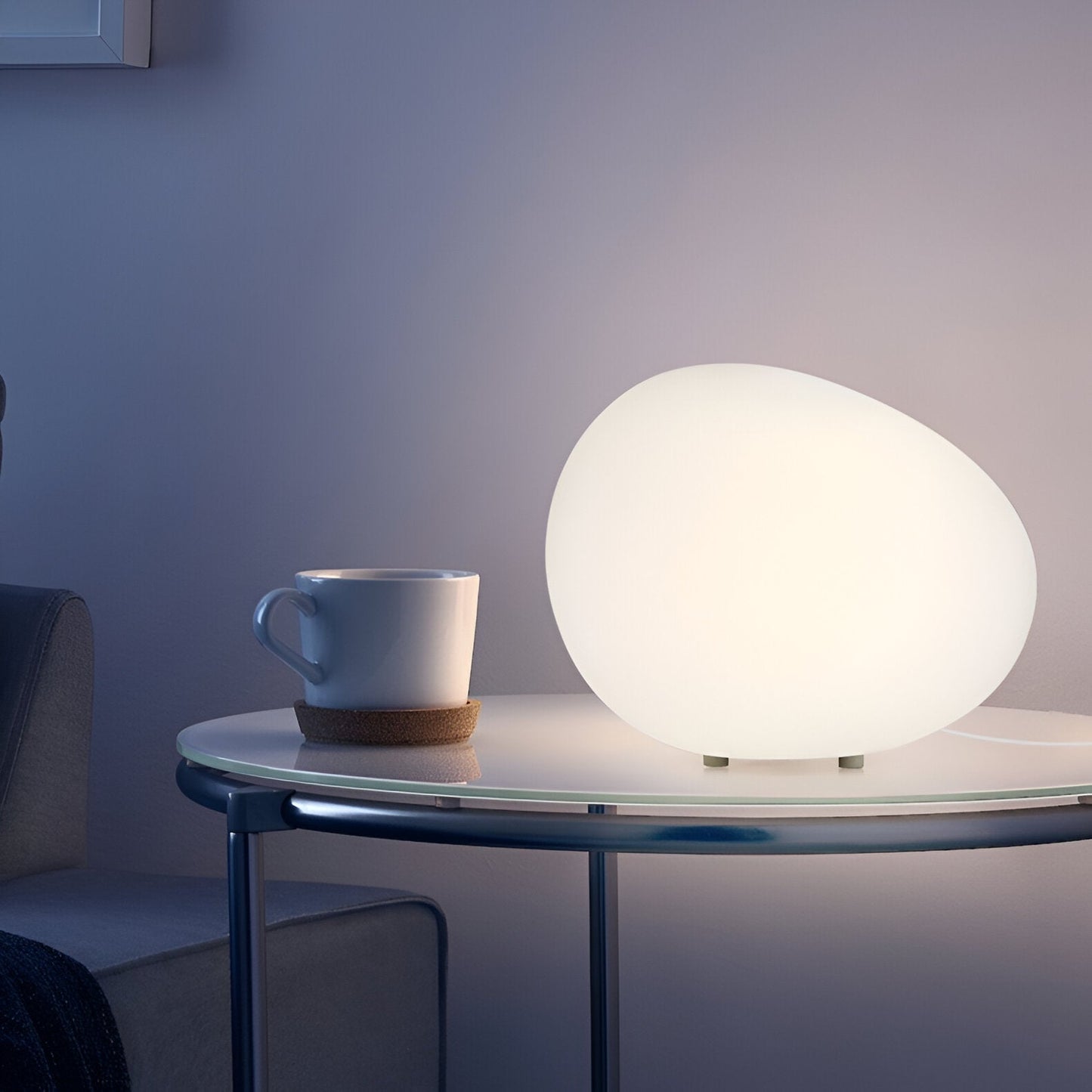 Noordse Steen-Vormige LED Tafellamp 1-Licht