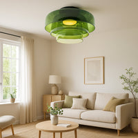 Nordic Bauhaus Glazen Laag Hanglamp