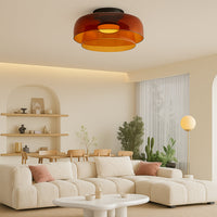 Nordic Bauhaus Glazen Laag Hanglamp