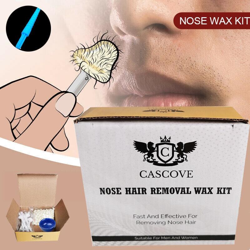 Kit WaxAway Pro | Kit voor het Verwijderen van Neus- en Oorharen voor Mannen – Pijnloze Verwijdering met Strips