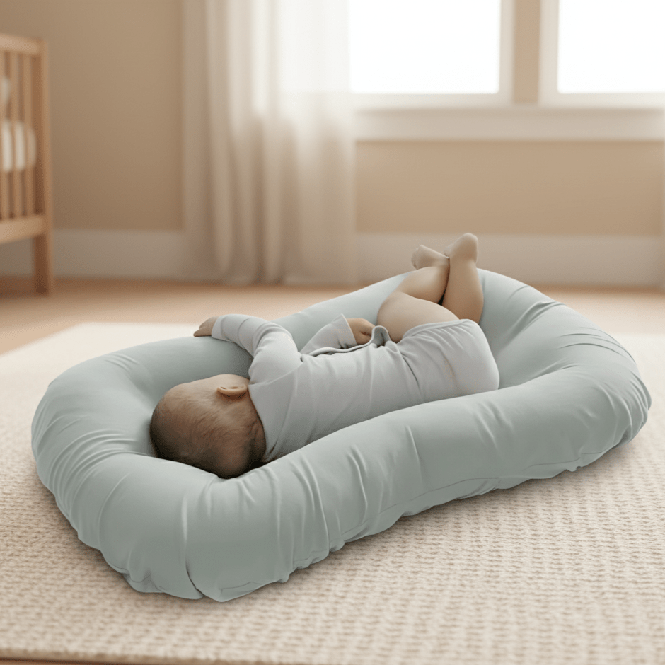 DREAMNEST – Zacht baby slaapkussen met zachte ondersteuning voor comfortabele rust