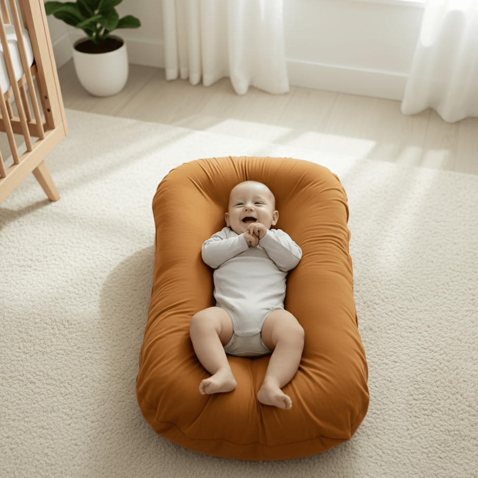 DREAMNEST – Zacht baby slaapkussen met zachte ondersteuning voor comfortabele rust