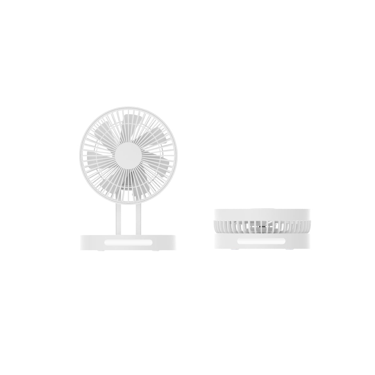 Dames draadloze tafelventilator