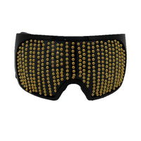 Dames modieuze skibril met strass-bezette frame Brehn