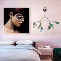 Aria Agaat Creatieve Kleurrijke Kroonluchter Slaapkamer/Woonkamer
