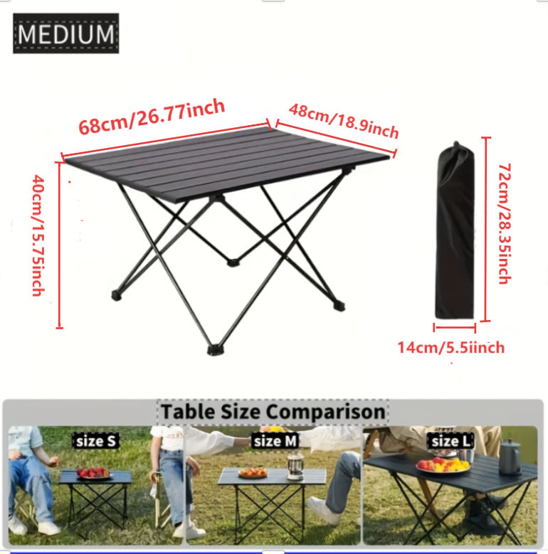 Vrouwen Opvouwbare Campingtafel Brehn