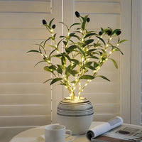 Verlichte Olijfboomtak & Kersenbloesem Decor