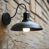 Industriële Komvormige IJzeren Buiten Wandlamp