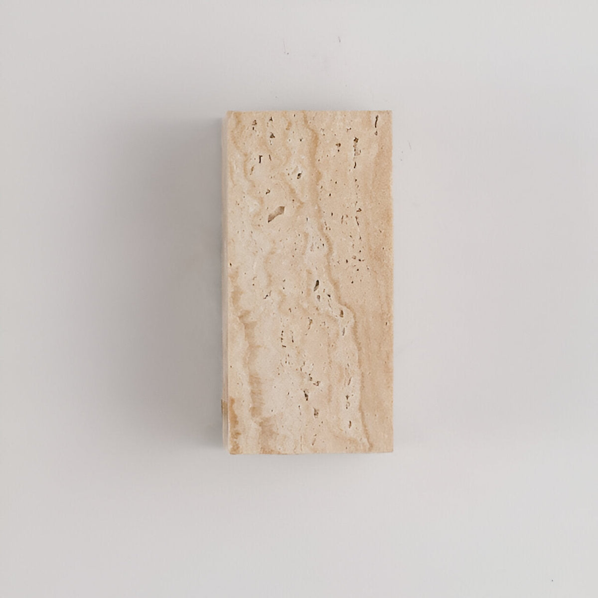 Travertijn Steen Minimalistische Buiten LED Wandlamp