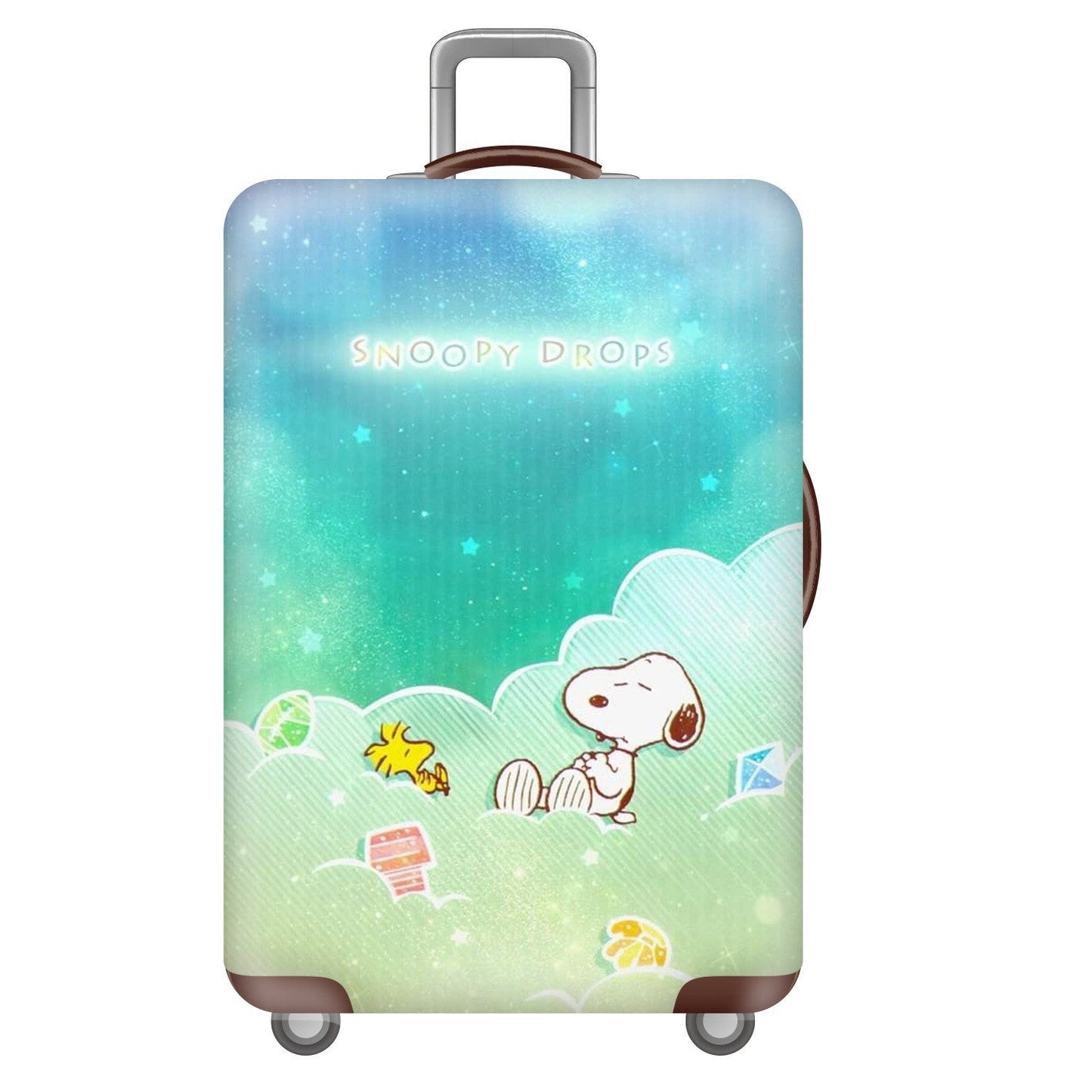 Unisex Hardcase Reis Koffer met Speelse Snoopy Motief