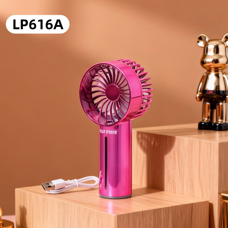 Dames draagbare sprayventilator met USB-aansluiting en ergonomische handgreep