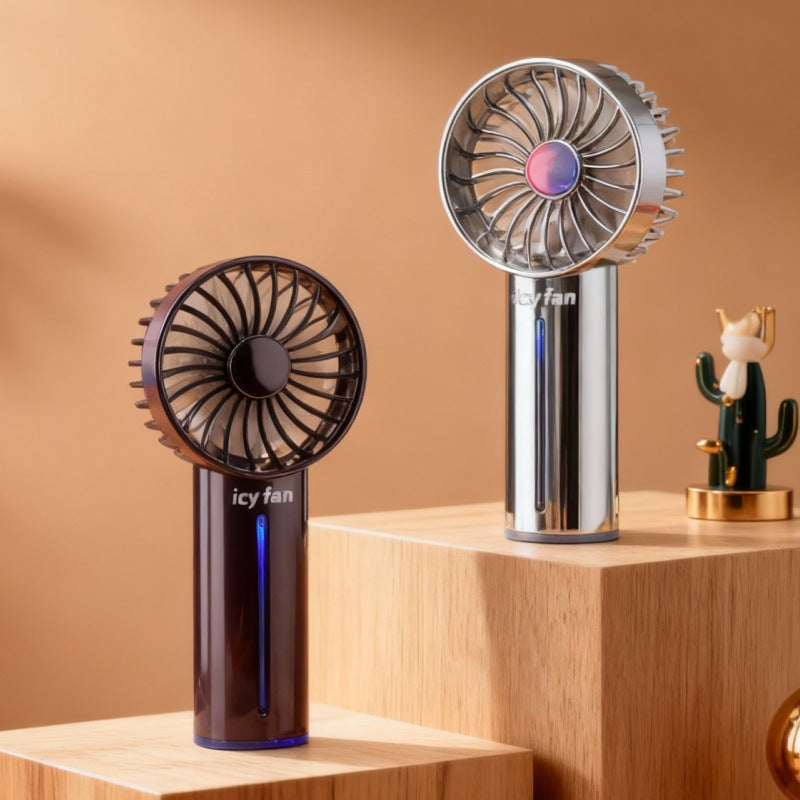 Dames draagbare sprayventilator met USB-aansluiting en ergonomische handgreep