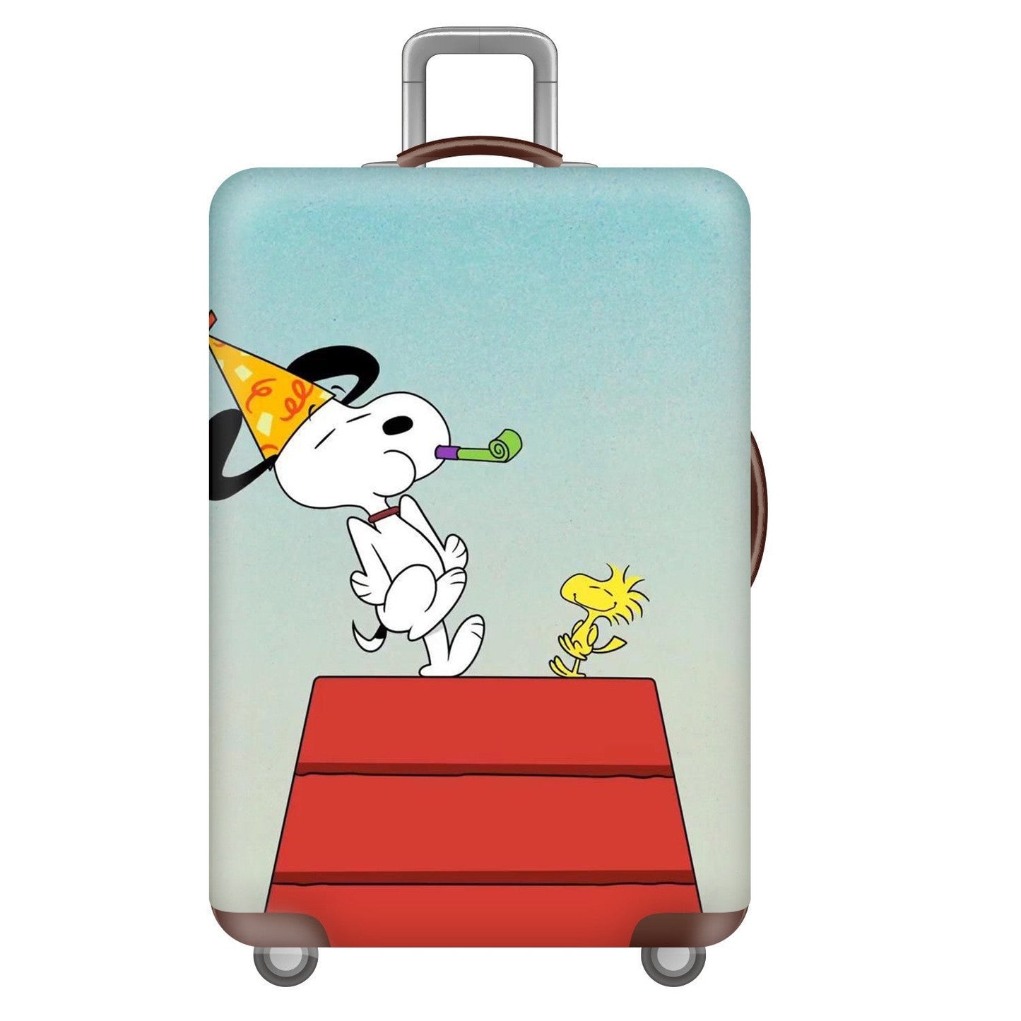 Unisex Hardcase Reis Koffer met Speelse Snoopy Motief
