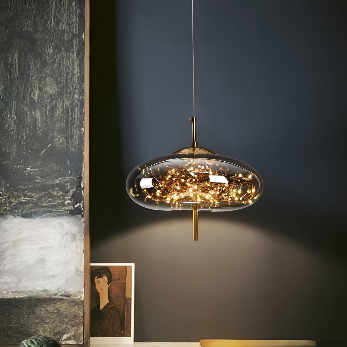 Nordic Luxe Moderne Glazen Hanglamp