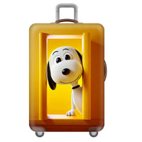 Unisex Hardcase Reis Koffer met Speelse Snoopy Motief