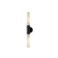 Noordse Watergolven Glas Messing Wandlamp LED 1-Licht