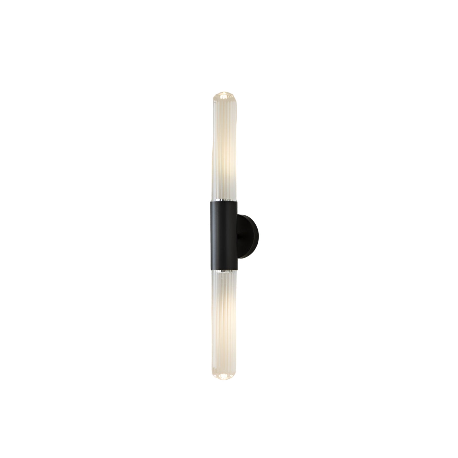 Noordse Watergolven Glas Messing Wandlamp LED 1-Licht