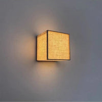 Zenform Glow Japanse Wabi-Sabi Stoffen Wandlamp
