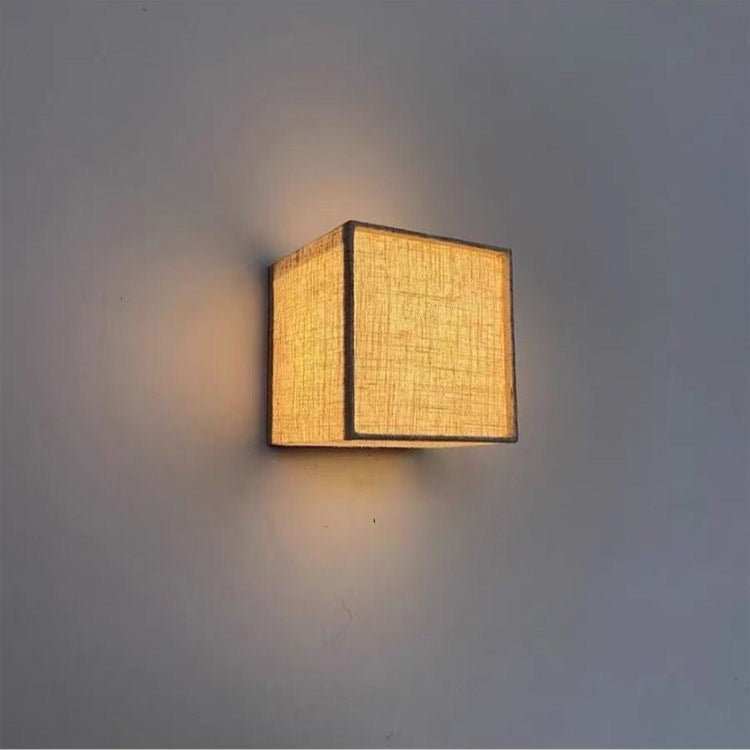 Zenform Glow Japanse Wabi-Sabi Stoffen Wandlamp