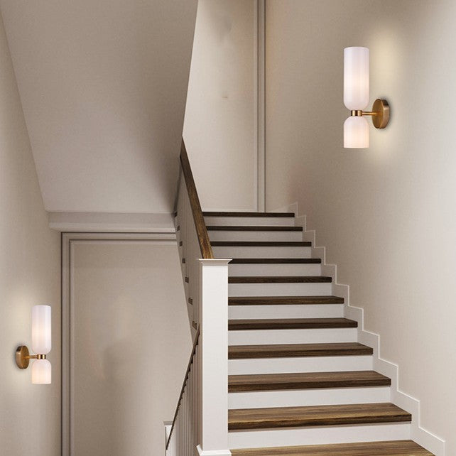Velora Nordic Dubbele Glazen Wandlamp