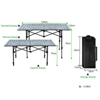 Unisex Opvouwbare Campingtafel Brehn