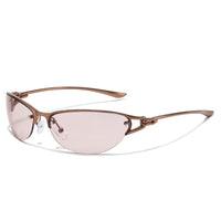 Tijdloze Chic Shield Zonnebrillen