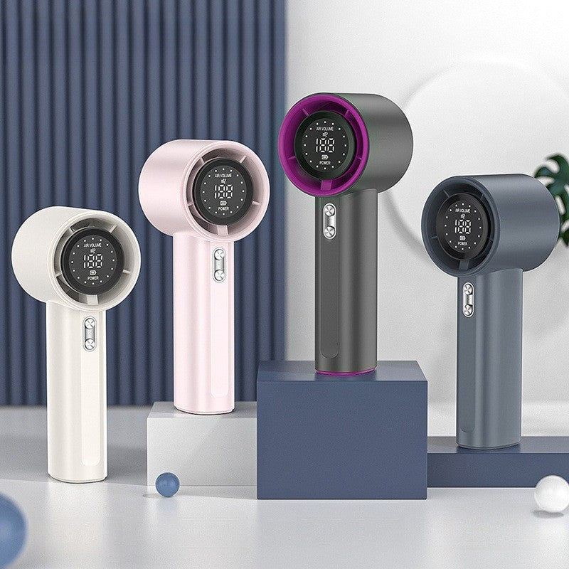 Unisex nan compacte draadloze hogesnelheids-digitaal display haardroger met instelbare snelheid en duurzame accu